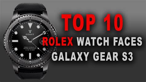 gear s3 facer rolex|custom rolex watch face.